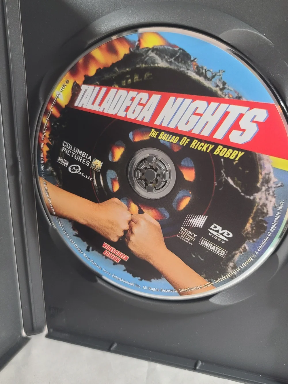 Talladega Nights Unrated Uncut DVD Movie Will Ferrell Tested